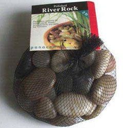 Polished River Rock Decor Assorted