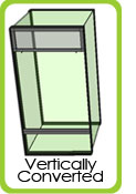Vivarium Screen Separators For Vertically Converted Aquariums
