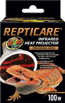 Zoo Med Infrared Heat Projector For Live Vivariums