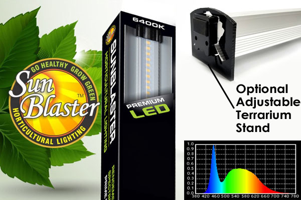 Sunblaster LED Bars For Bioactive Terrariums