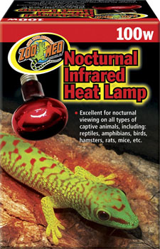 Zoo Med Red Night Heat Lamp For Bioactive Terrariums