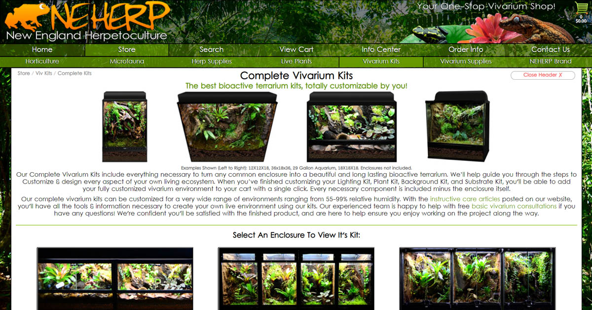 Bioactive Vivarium Kit atelieryuwa.ciao.jp