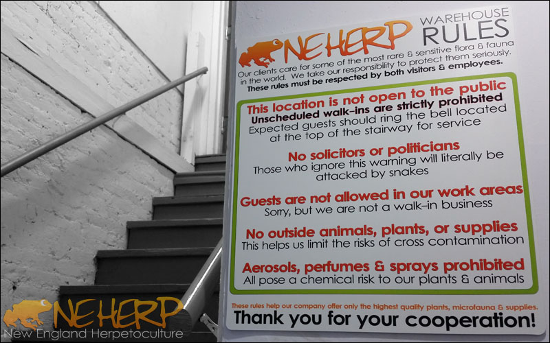 NEHERP Entrance Sign