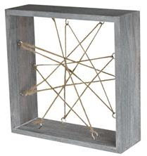 Terrarium Air Plant Frame Gray Large