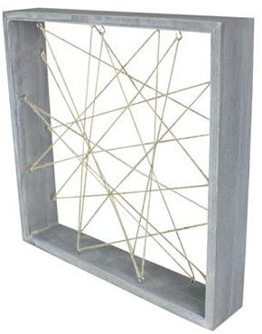 Terrarium Air Plant Frame Gray Small