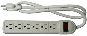 Power Strip 6 Outlet
