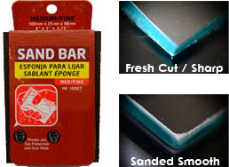Glass Sanding Bar