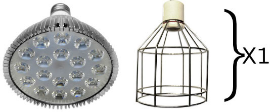 Value Grow Spotlight LED: High PAR Output LED For Tall Planted Terrariums