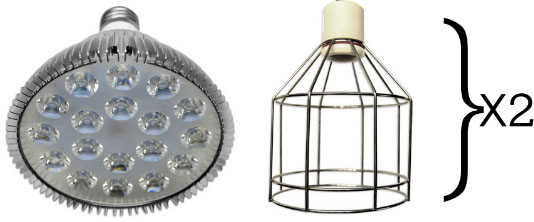 Value Grow Spotlight LED: High PAR Output LED For Tall Planted Terrariums
