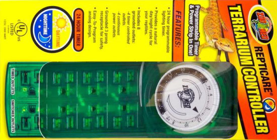 Timer - Zoo Med Analog Terrarium Controller
