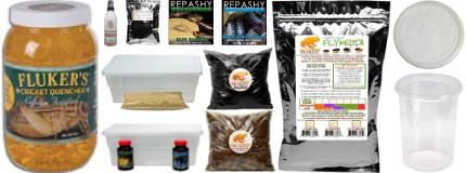 Insect Related Supplies. Fruit Flies, Springtails, Isopods. Terrarium clean up crews.