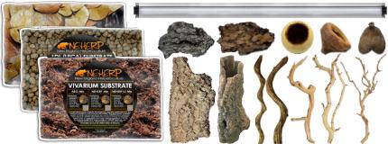 Vivarium Supplies + Kits